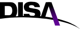A purple and black logo is shown on the side of a green background.